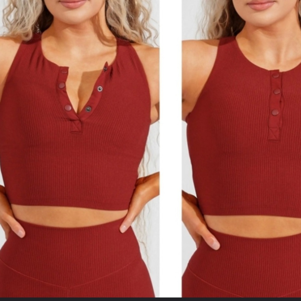 BuffBunny Red Tank Top
